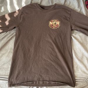 2018 brown long sleeve National Finals Rodeo (NFR) In Las Vegas!